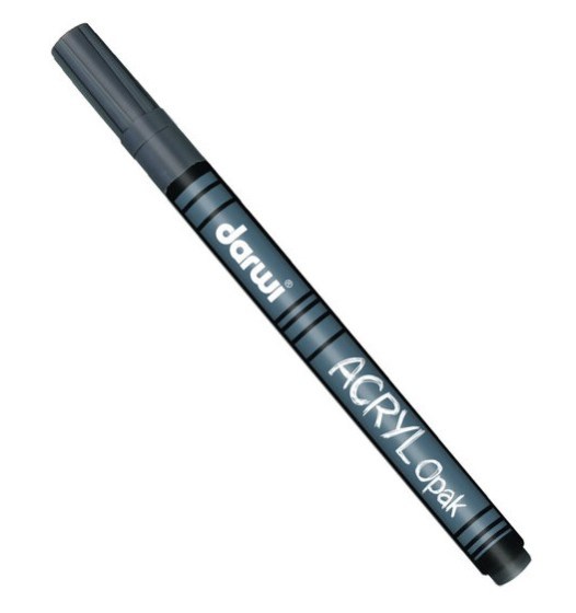 Acryl Opak Marker, dünne Spitze